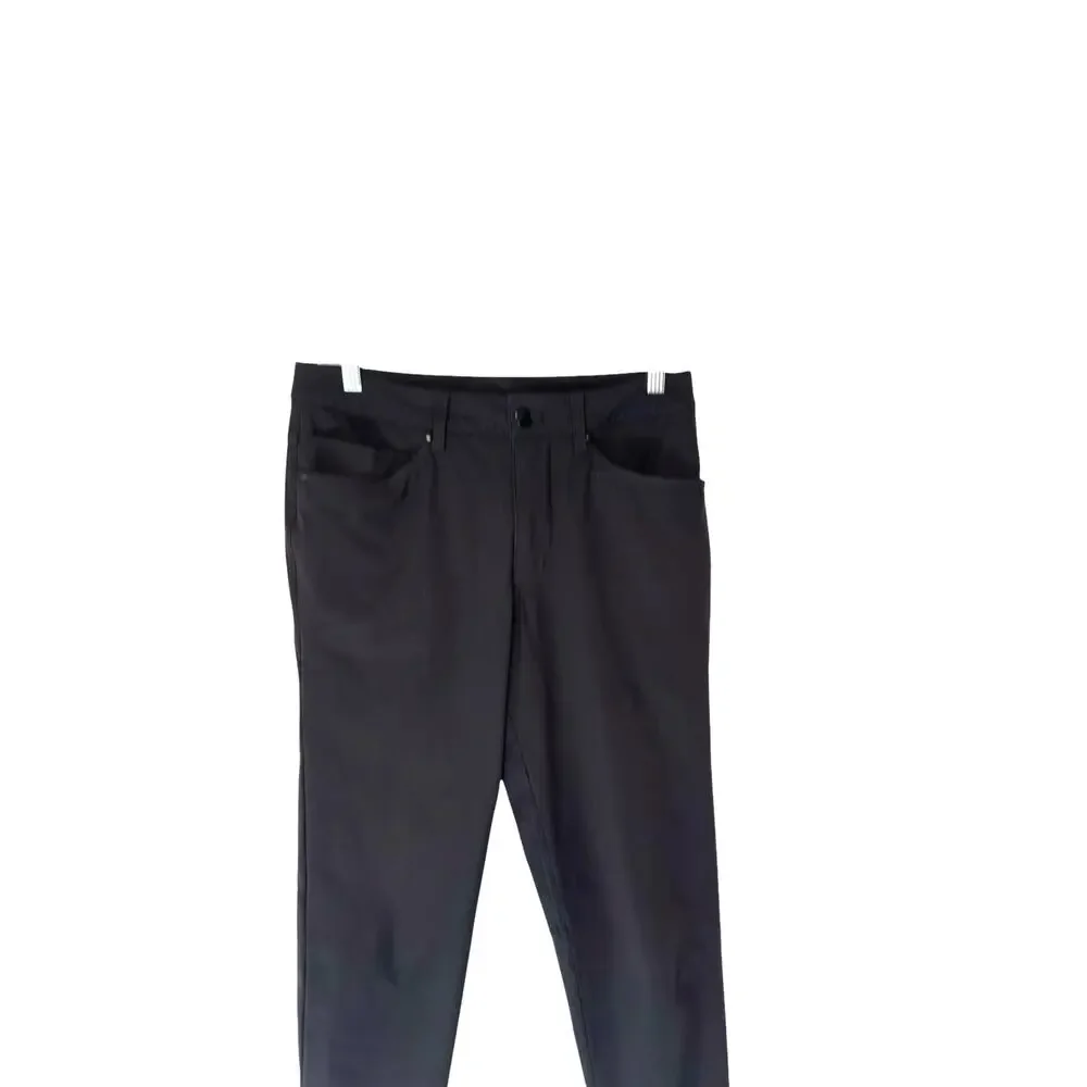 Lululemon Black ABC Slim Fit Pants Warpstreme Classic-Fit‎ Trouser Pant Size 28
